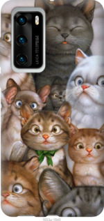 

Чехол коты для Huawei P40 939920