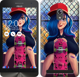 

Чохол Прикольна дівчинка зі скейтбордом на Asus ZenFone 6 A600CG 618466