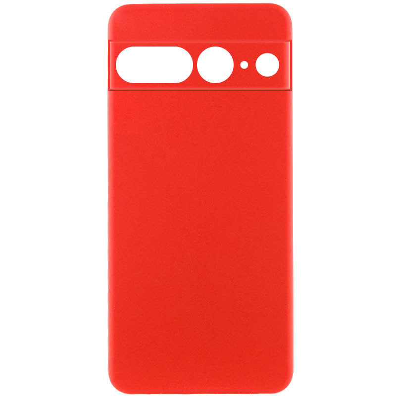 Чохол Silicone Cover Lakshmi Full Camera (AAA) на Google Pixel 7 Pro (Червоний / Red)