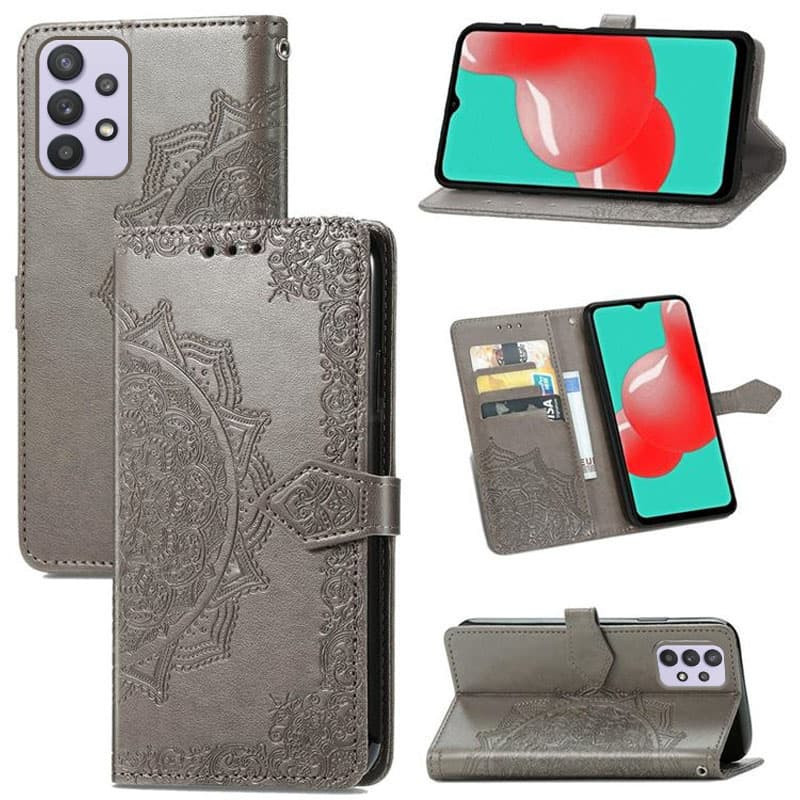 Фото Кожаный чехол (книжка) Art Case с визитницей для Samsung Galaxy A53 5G (Серый) в магазине vchehle.ua