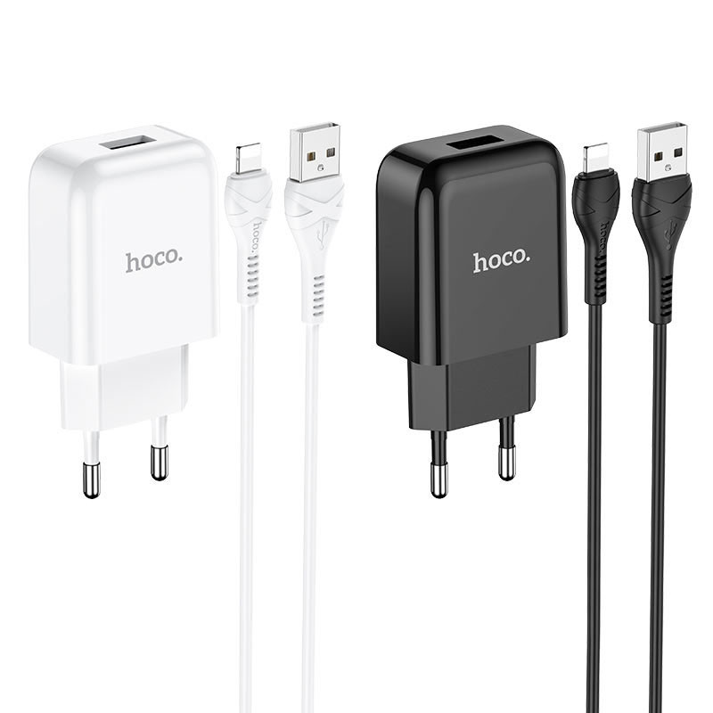 МЗП HOCO N2 (1USB/2.1A) + USB - Lightning