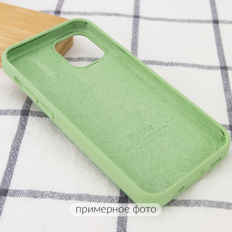 Фото Чохол Silicone Case Full Protective (AA) на Apple iPhone 16 (6.1") (М'ятний / Mint) в маназині vchehle.ua