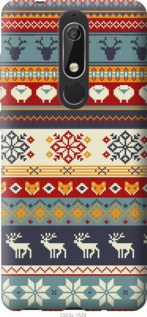 

Чохол Різдвяний орнамент на Nokia 5.1 956038
