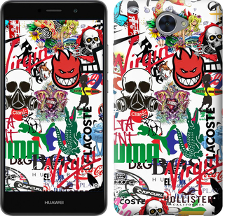 

Чехол Many different logos для Huawei Y7 2017 638164