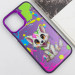 Фото TPU+PC чехол TakiTaki Graffiti magic glow для Apple iPhone 14 Pro Max (6.7") (Cute wolf / Purple) в магазине vchehle.ua