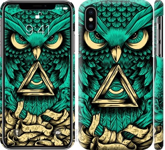 

Чехол Сова Арт-тату для iPhone X 624333