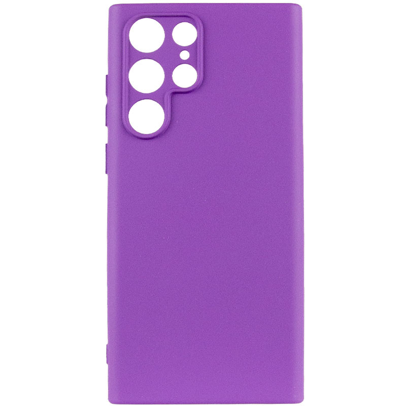 Фото Чохол Silicone Cover Lakshmi Full Camera (A) на Samsung Galaxy S22 Ultra (Фіолетовий / Purple) на vchehle.ua