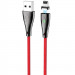Дата кабель Hoco U75 "Blaze magnetic" Lightning (1.2М) (Красный)