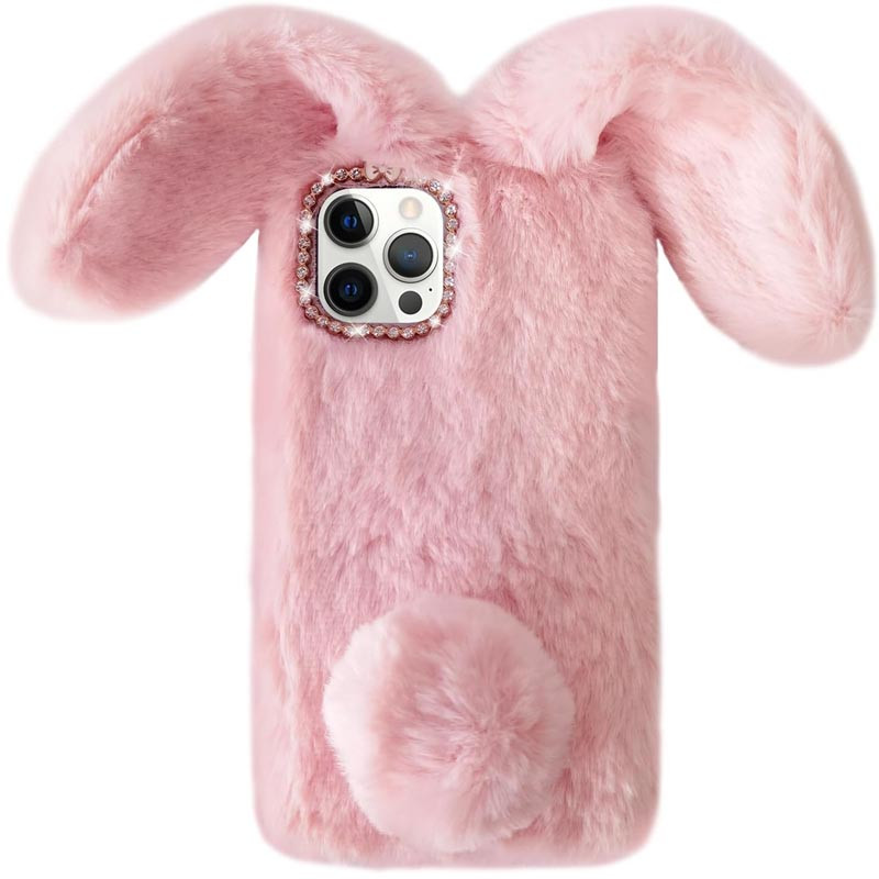 Фото Чехол TPU Rabbit для Apple iPhone 15 Pro Max (6.7") (Pink) на vchehle.ua