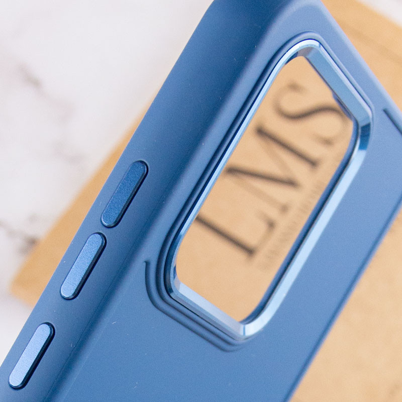 TPU чохол Bonbon Metal Style на Xiaomi Redmi Note 13 Pro 4G / Poco M6 Pro 4G (Синій / Denim Blue) в магазині vchehle.ua