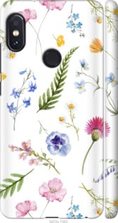

Чехол Цветочный фон v2 для Xiaomi Redmi Note 5 (DC) 1440194