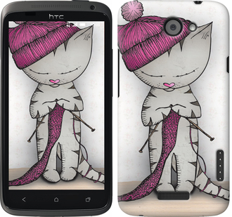 

Чохол Кішка рукодільниця на HTC One X 584162