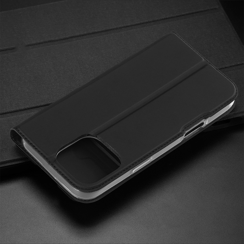 Фото Чехол-книжка Dux Ducis с карманом для визиток для Apple iPhone 16 Pro Max (6.9") (Черный) в магазине vchehle.ua