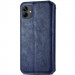 Фото Шкіряний чохол-книжка GETMAN Cubic (PU) на Samsung Galaxy A05 (Синій) на vchehle.ua