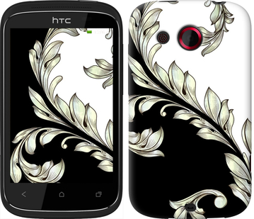 

Чохол White and black 1 на HTC Desire C A320e 171781