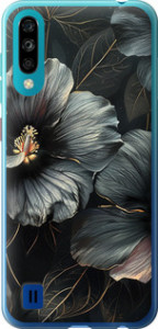 Чехол Черные цветы для ZTE Blade A7 2020