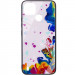 TPU+Glass чехол Diversity для Realme C21Y (Stains multicolored)