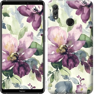 

Чехол Цветы акварелью для Huawei Honor Note 10 668353
