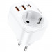 СЗУ Hoco NS3 Multifunctional PD20W (2USB/1Type-C/1xSocket) (White)