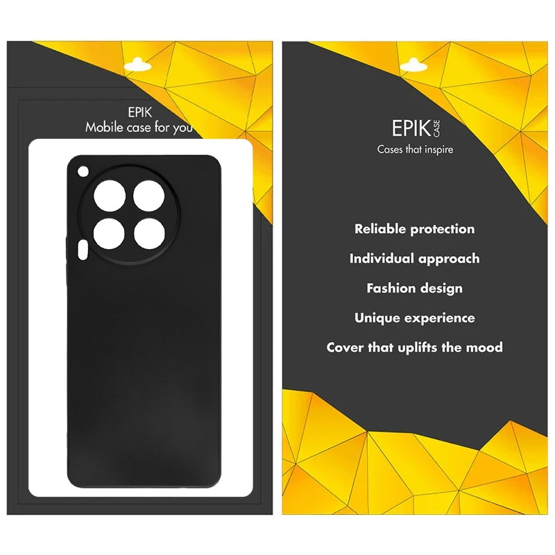 Фото Чехол TPU Epik Black Full Camera для TECNO Camon 30 (CL6) (Черный) в магазине vchehle.ua