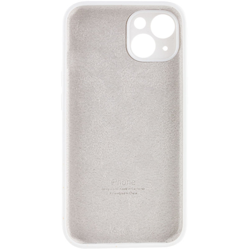 Фото Чехол Silicone Case Full Camera Protective (AA) для Apple iPhone 15 (6.1") (Белый / White) на vchehle.ua