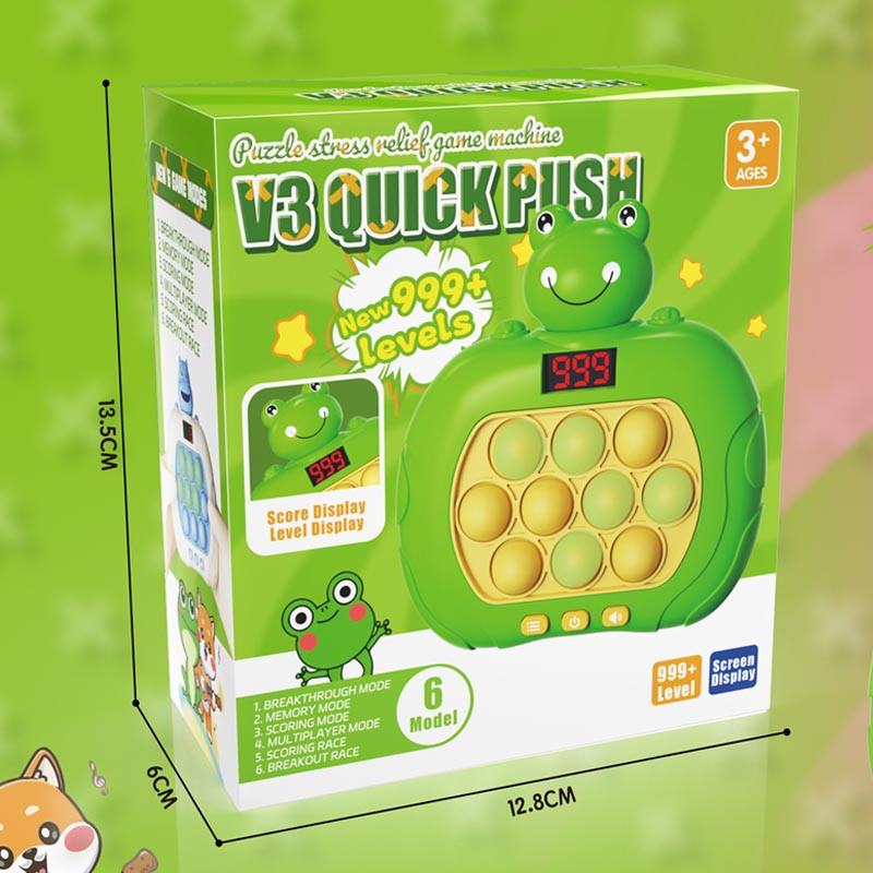 Фото Портативная игра Pop-it Speed Push Game Ver.3-1 (Frog) на vchehle.ua