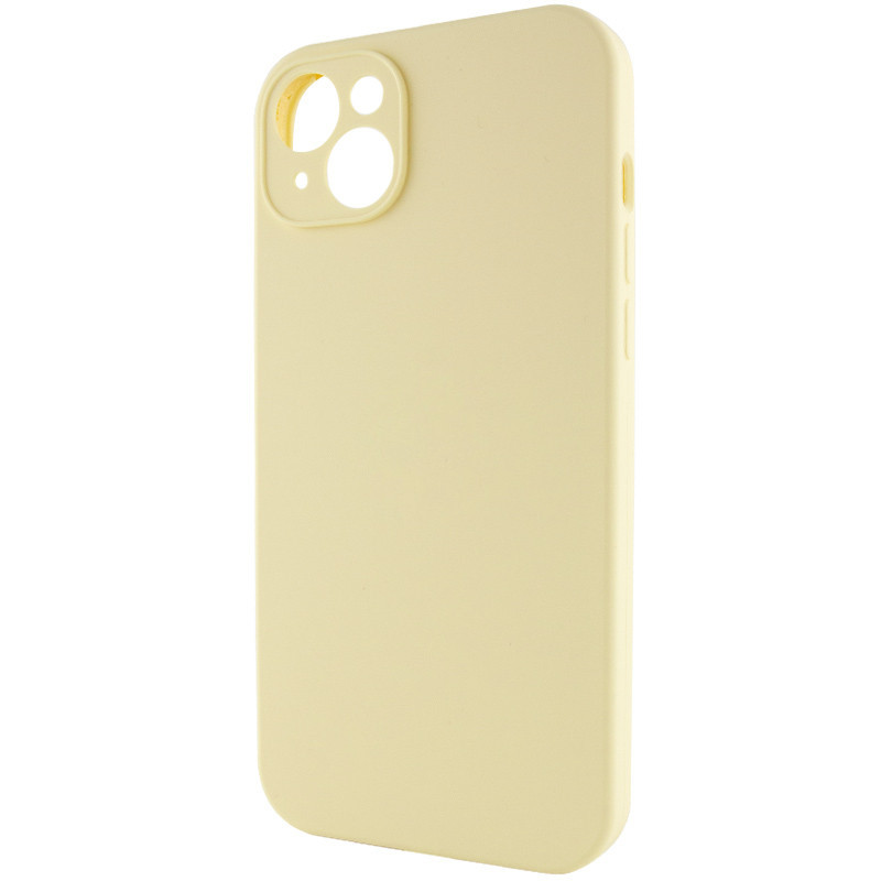 Фото Чехол Silicone Case Full Camera Protective (AA) NO LOGO для Apple iPhone 14 (6.1") (Желтый / Mellow Yellow) в магазине vchehle.ua