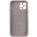 Чехол Silicone Case Full Camera Protective (AA) NO LOGO для Apple iPhone 12 Pro Max (6.7") (Серый / Lavender) в магазине vchehle.ua