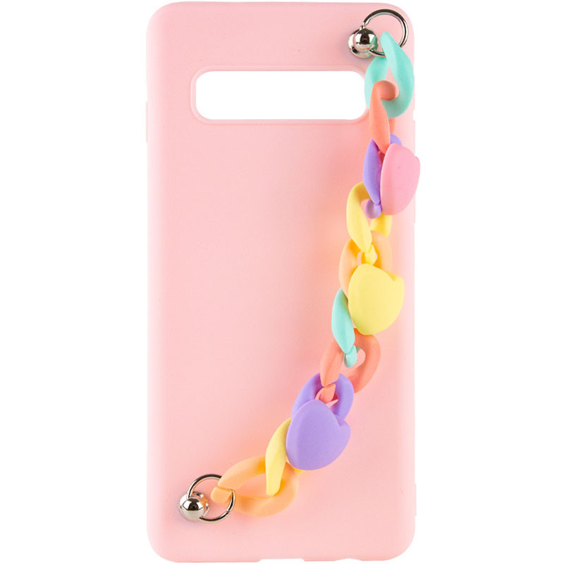 

Чохол Chained Heart з підвісним ланцюжком на Samsung Galaxy S10 (Pink Sand) 1211611
