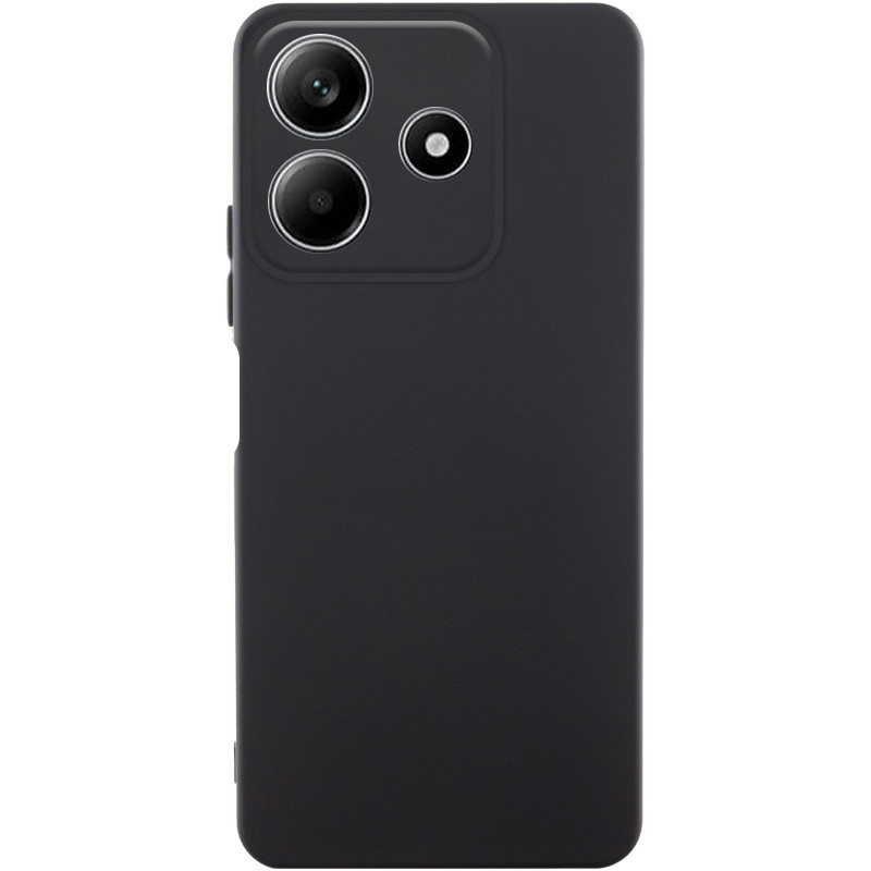 Чехол Silicone Cover Lakshmi Full Camera (AA) для Xiaomi Redmi Note 14 5G (Черный / Black)