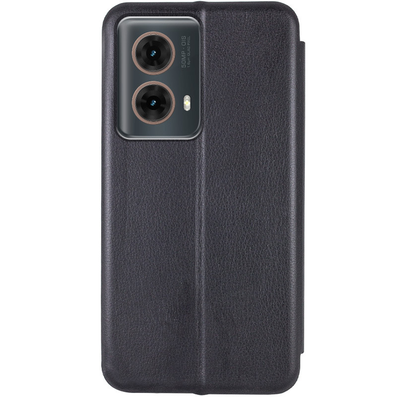 Фото Шкіряний чохол-книжка Classy на Motorola Moto G85 (Чорний) на vchehle.ua