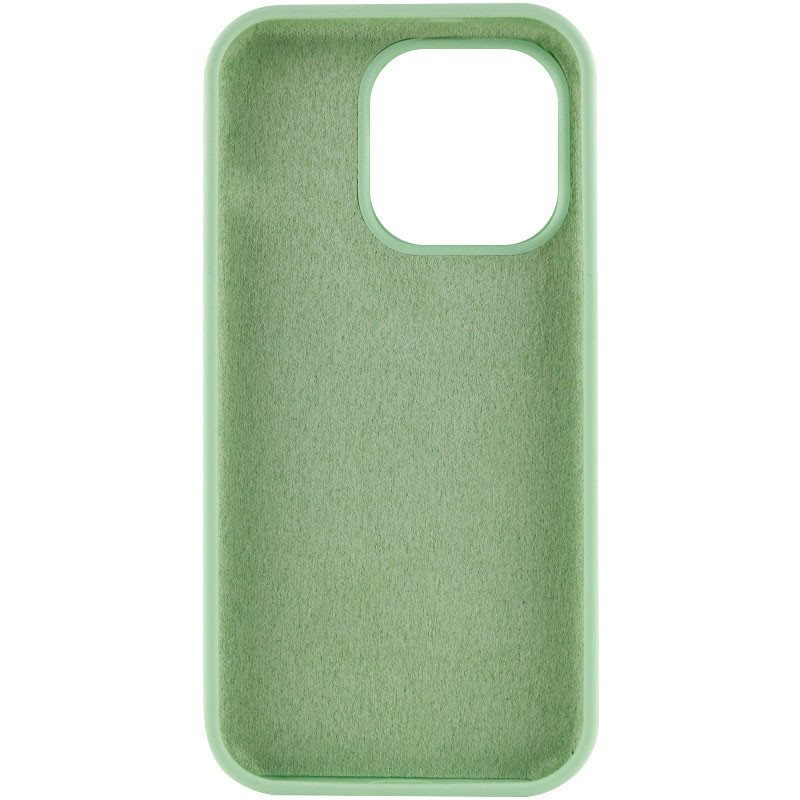Фото Чехол Silicone Case Full Protective (AA) NO LOGO для Apple iPhone 14 Pro (6.1") (Зеленый / Pistachio) в магазине vchehle.ua