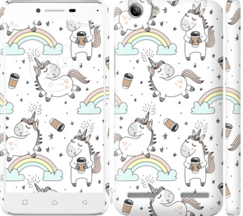 

Чехол Единорог и кофе для Lenovo K5 Plus 840803