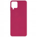 Чохол Silicone Cover Full without Logo (A) на Samsung Galaxy A12 (Дефект упаковки / Бордовий / Marsala)