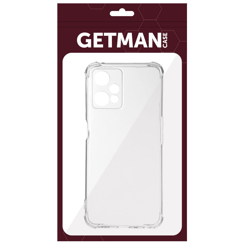 Заказать TPU чехол GETMAN Ease logo усиленные углы Full Camera для Realme 9 Pro (Бесцветный (прозрачный)) на vchehle.ua