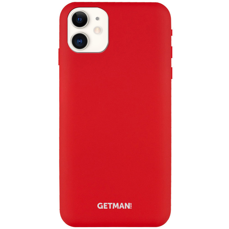 

Чехол Silicone Case GETMAN for Magnet для Apple iPhone 11 (6.1") (Красный / Red) 897179