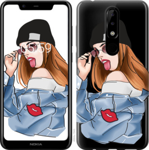

Чохол Дівчина v3 на Nokia 5.1 Plus 878666