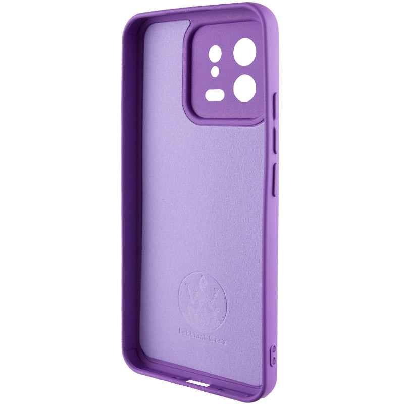 Купить Чехол Silicone Cover Lakshmi Full Camera (A) для Xiaomi 13 (Фиолетовый / Purple) на vchehle.ua