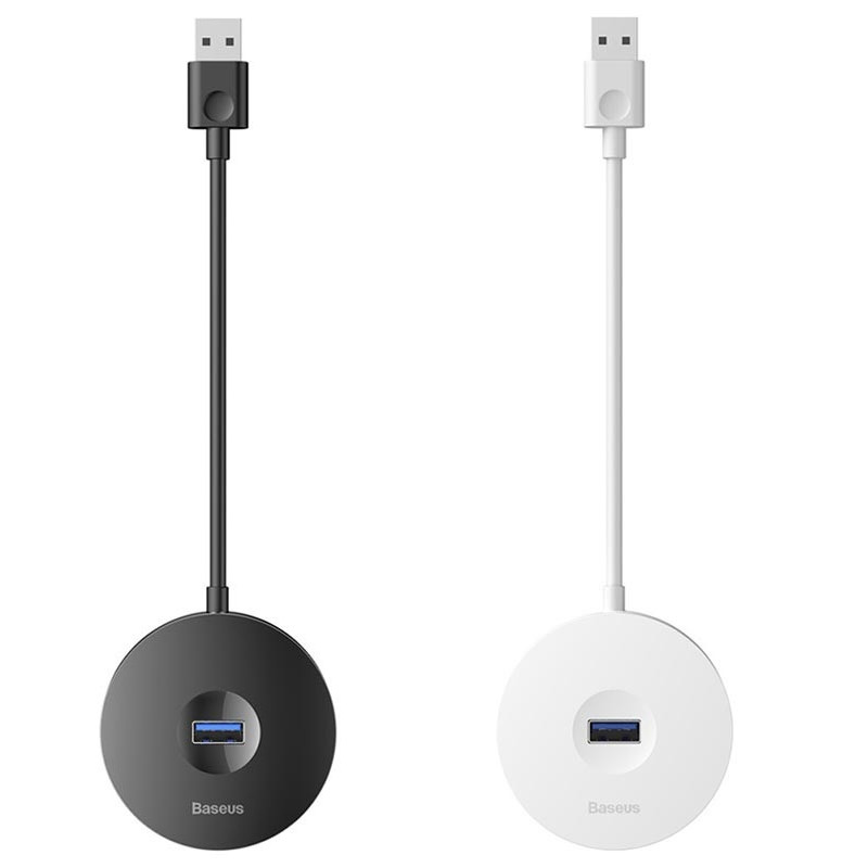 Переходник HUB Baseus Round Box USB to USB 3.0 + 3USB 2.0 (CAHUB-F)