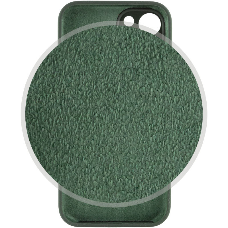 Фото Чехол Silicone Case Full Camera Protective (AA) для Apple iPhone 15 (6.1") (Зеленый / Cyprus Green) в магазине vchehle.ua