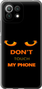 Чехол Don't touch the phone для Xiaomi Mi 11 Lite