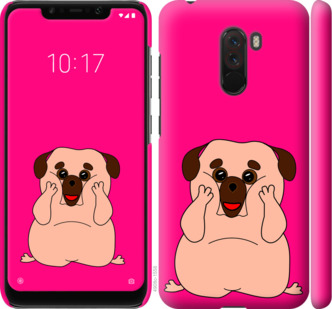 

Чехол Весёлый мопс для Xiaomi Pocophone F1 928487