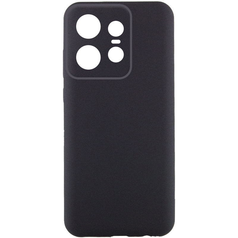 Чохол Silicone Cover Lakshmi Full Camera (AAA) на Motorola Edge 50 Pro (Чорний / Black)