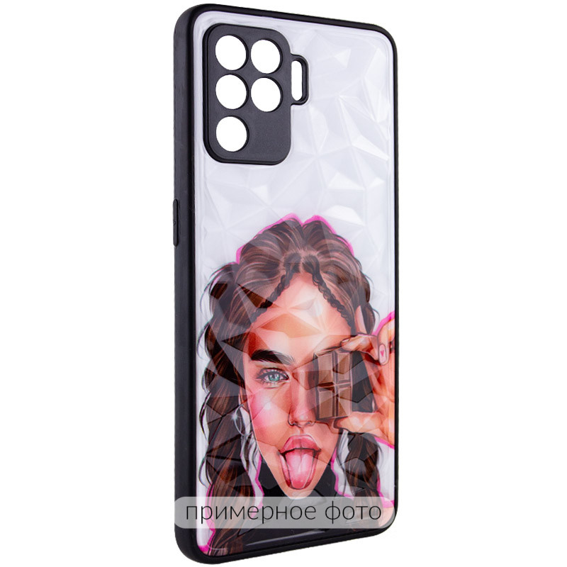 

TPU+PC чехол Prisma Ladies для Oppo Reno 5 Lite (Chocolate) 1509673