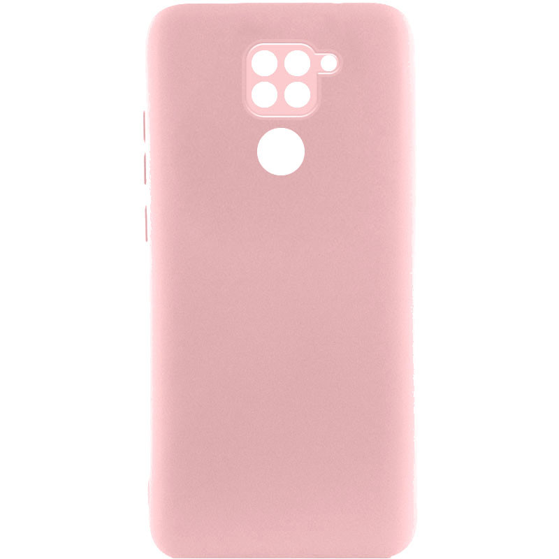 Чохол Silicone Cover Lakshmi Full Camera (A) на Xiaomi Redmi Note 9 / Redmi 10X (Рожевий / Pink)