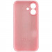 Заказать Чехол Silicone Case Full Camera Protective (AA) для Apple iPhone 16 (6.1") (Розовый / Light pink) на vchehle.ua