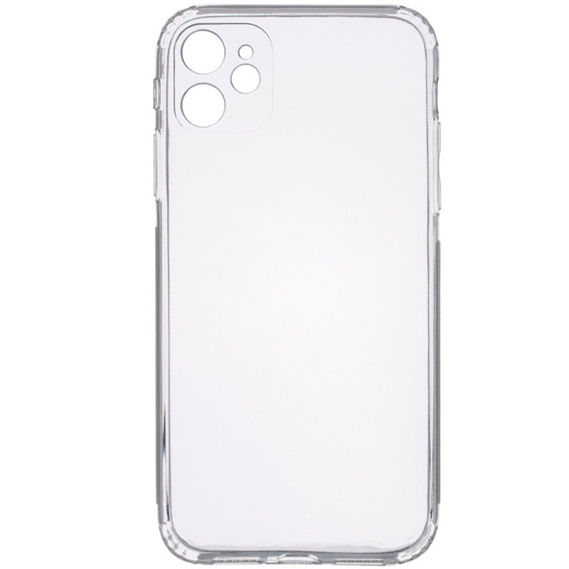 TPU чохол GETMAN Clear 1,0 mm на Apple iPhone 12 (6.1")