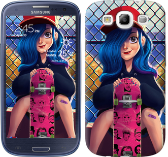 

Чохол Прикольна дівчинка зі скейтбордом на Samsung Galaxy S3 Duos I9300i 618076