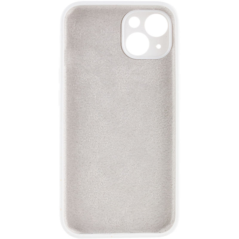 Фото Чехол Silicone Case Full Camera Protective (AA) NO LOGO для Apple iPhone 14 (6.1") (Белый / White) на vchehle.ua