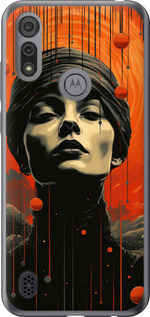 

Чехол Абстрактный портрет v2 для Motorola E6i 1631548